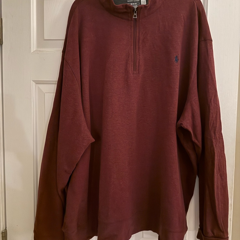 Polo Ralph Lauren - Luxury Jersey Quarter-Zip Pullover - Big & Tall